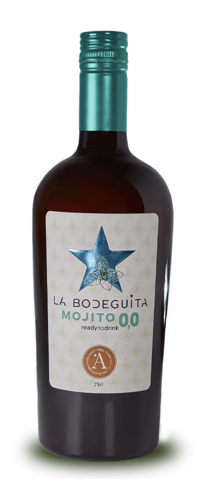 Botella de mojito 0,0 La Bodeguita