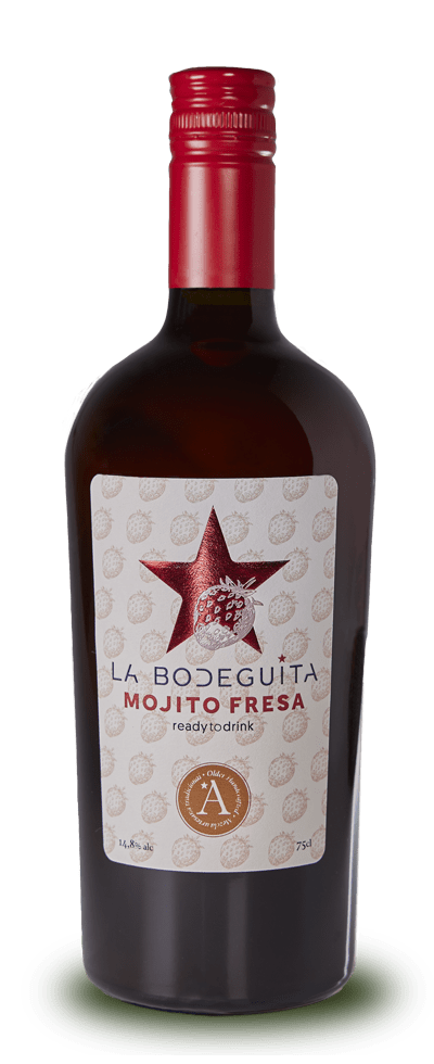 Botella de mojito fresa La Bodeguita